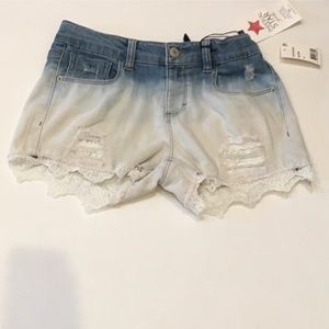 Ombré Girls Denim Shorts